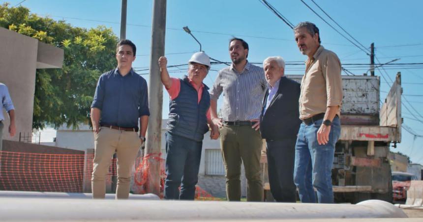 Di Naacutepoli recorrioacute obras- Estamos dejando atraacutes antildeos de deterioro
