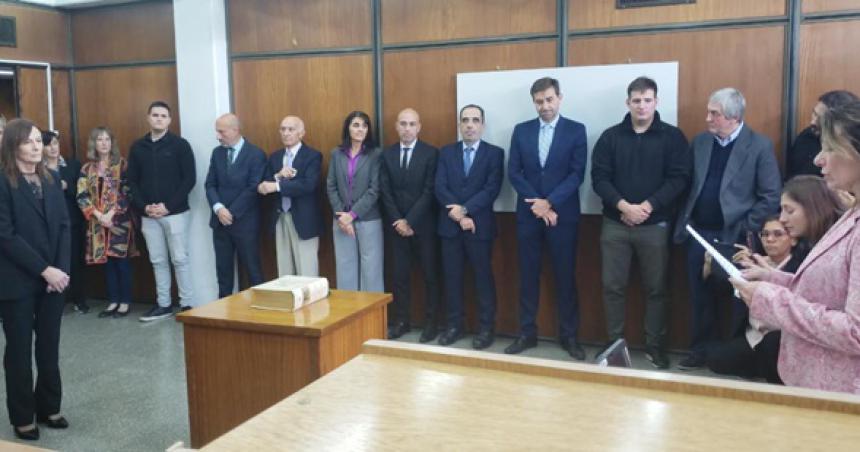 Por primera vez una jueza asumioacute en la Caacutemara de Apelaciones de Pico