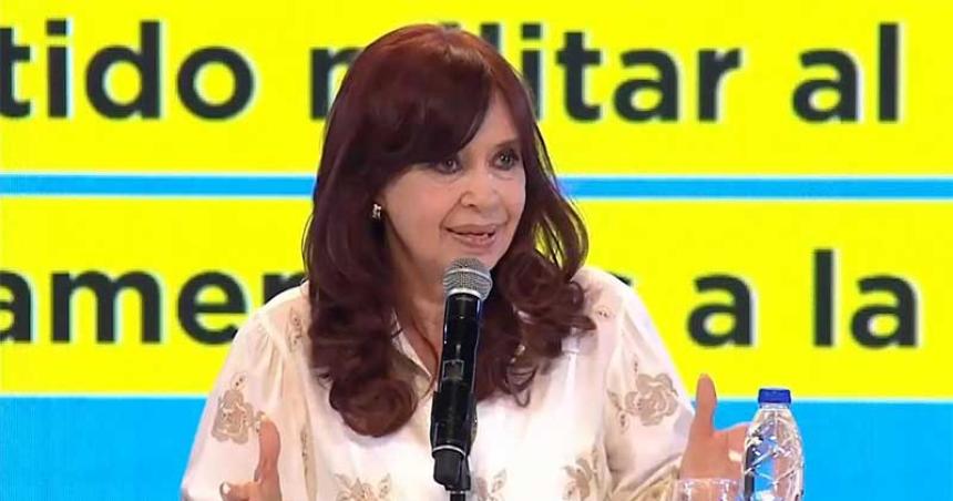 Cristina defendioacute atar el pago de la deuda con el FMI a variable macroeconoacutemica
