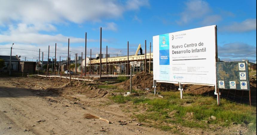 Avanza la construccioacuten del Centro de Desarrollo Infantil de Santa Rosa