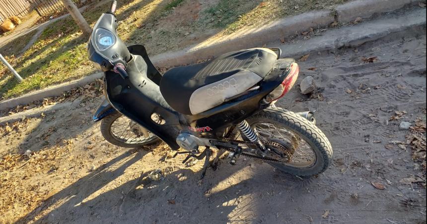 Recuperan una moto robada