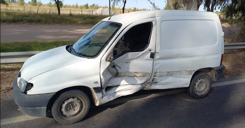 Un herido en un choque en la Ruta Nacional 35