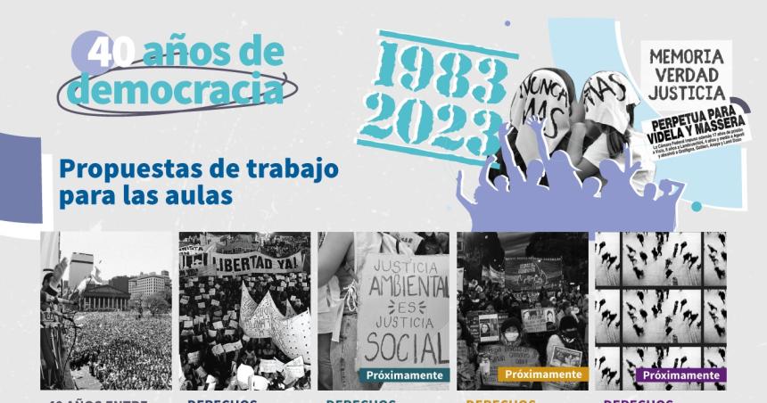 40 antildeos de democracia- presentan propuestas de trabajo