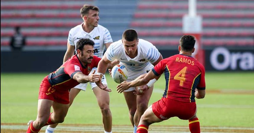 Los Pumas Seven le ganaron a Espantildea y quedaron a un paso de los JJOO de Pariacutes 2024