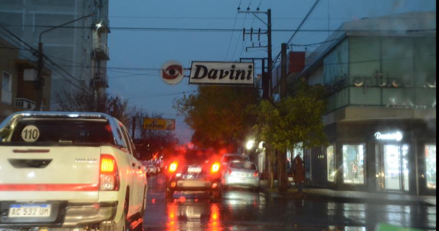 La lluvia llegoacute con intensidad 