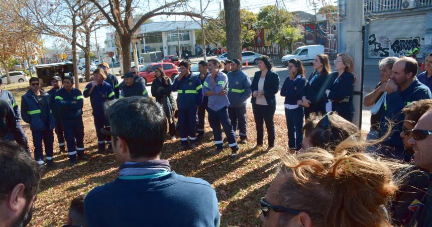 Asamblea de trabajadores autoconvocados en la CPE