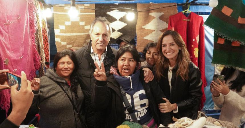 Scioli y Tolosa Paz se mostraron juntos en un acto
