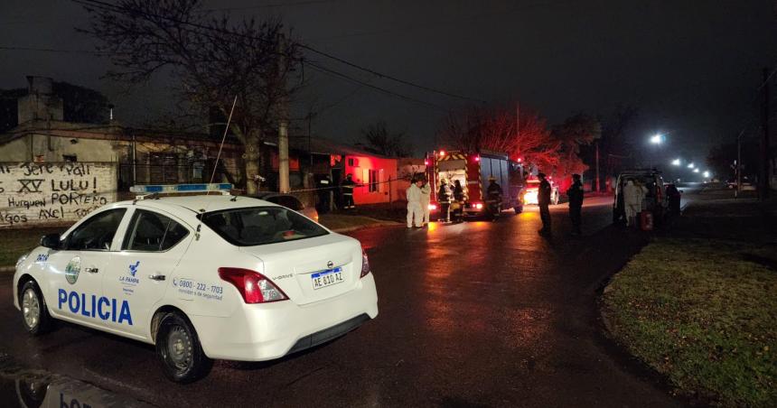 Un muerto tras el incendio de una vivienda en General Pico