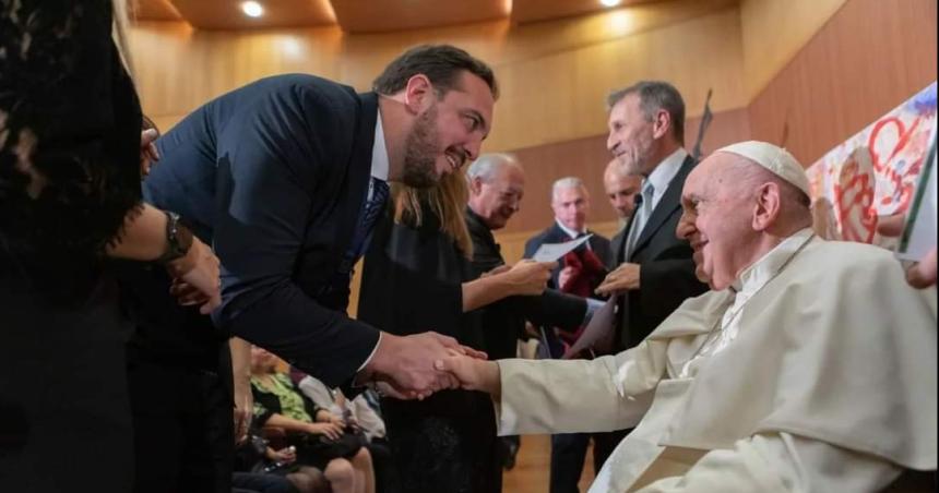 Di Naacutepoli habloacute de su encuentro con el Papa- fue una muy linda experiencia