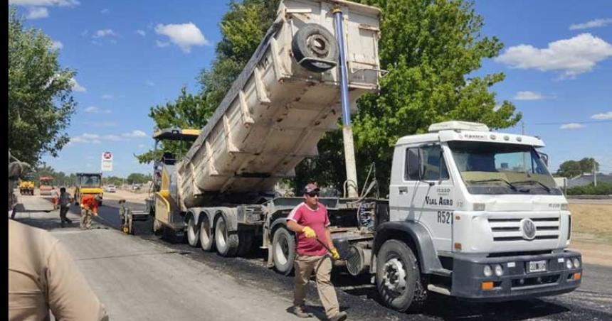 La Provincia destacoacute el avance de la Travesiacutea Urbana de General Acha