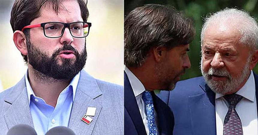 Gabriel Boric y Lacalle Pou refutaron los dichos de Lula da Silva sobre Venezuela