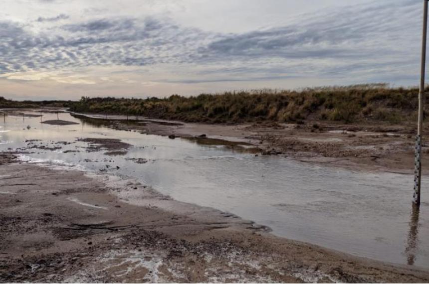 Es nulo el ingreso de agua del riacuteo Atuel desde Mendoza a La Pampa
