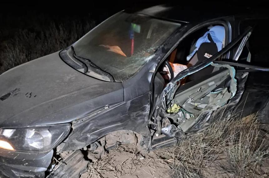 Camionero chocoacute en la Ruta Nacional 151 se fugoacute y fue demorado en Santa Isabel