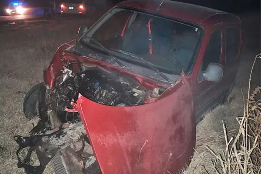 Una mujer herida por un choque en la Ruta Provincial 1