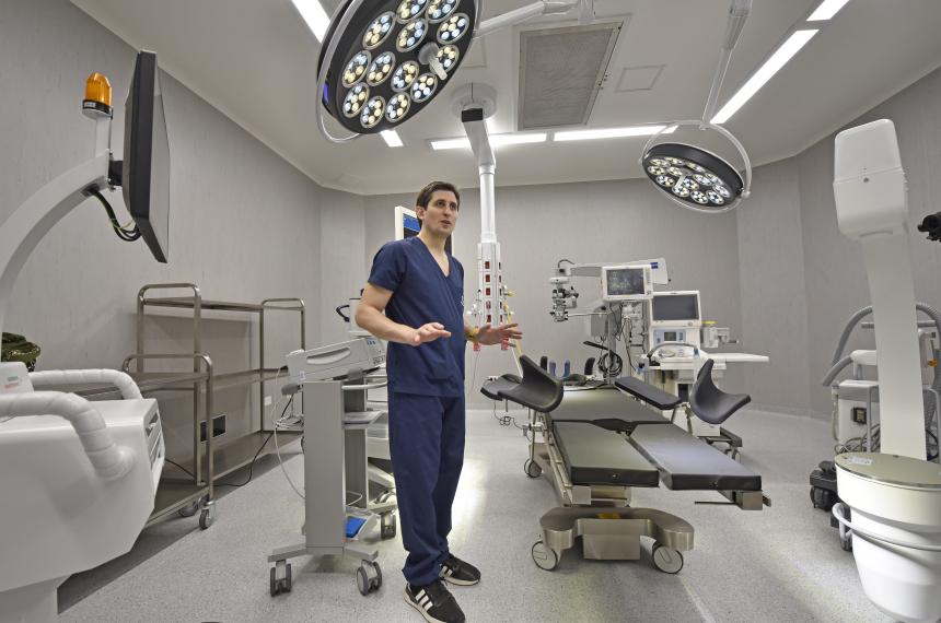 Realizaron la primera cirugiacutea en el Hospital Favaloro
