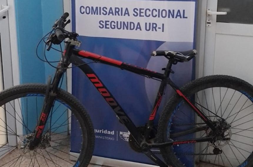 Hallaron en Zona Norte una bicicleta robada 