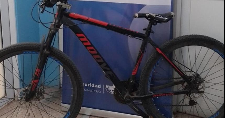 Hallaron en Zona Norte una bicicleta robada 