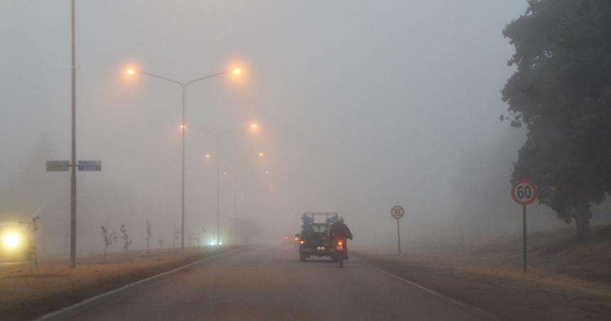 Mantildeana con niebla rumbo a un fin de semana con friacuteo