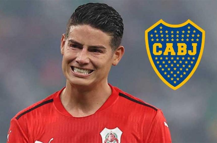 Desde Colombia anunciaron que James Rodriacuteguez seraacute refuerzo de Boca