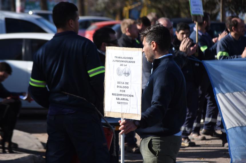 Protesta de los trabajadores autoconvocados de la CPE