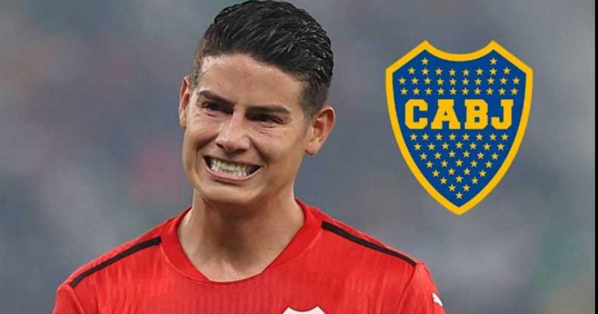 Desde Colombia anunciaron que James Rodriacuteguez seraacute refuerzo de Boca