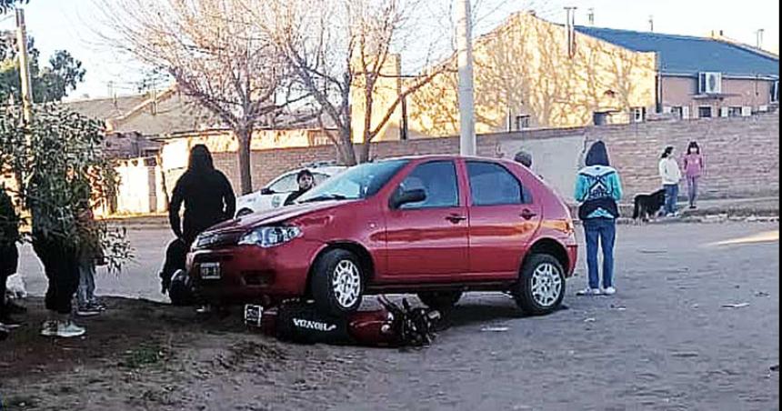 Un herido en un siniestro vial al este de Santa Rosa