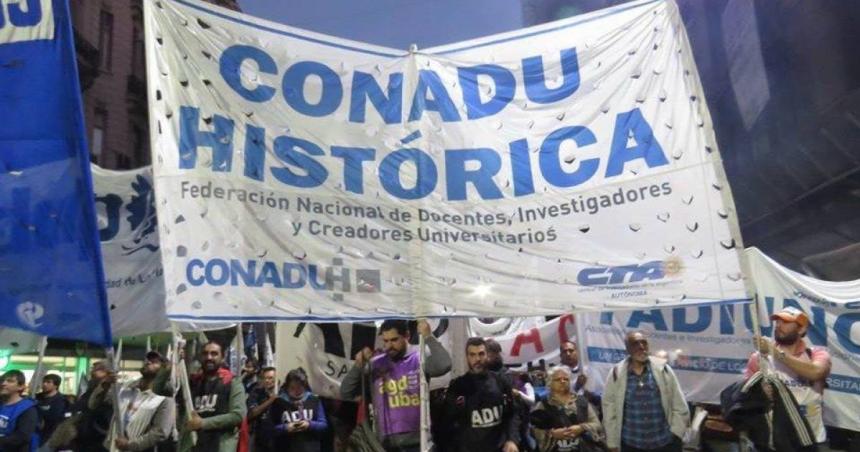 CONADU Histoacuterica adhiere al paro nacional de la CTA Autoacutenoma
