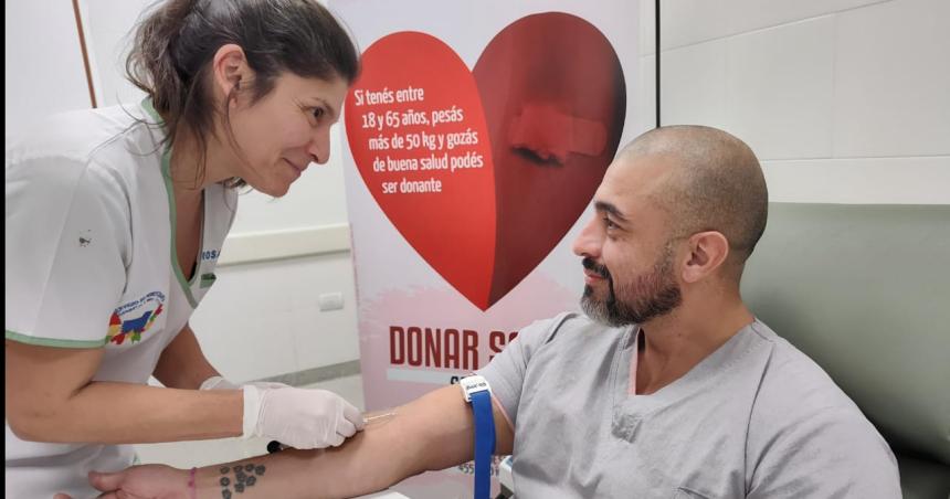 Se celebra el diacutea del donante voluntario de sangre