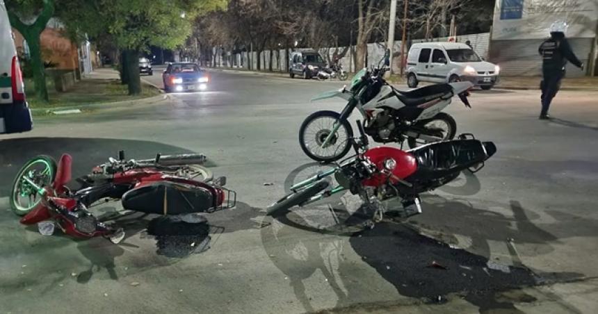 Un herido grave por un choque entre motos en Pico