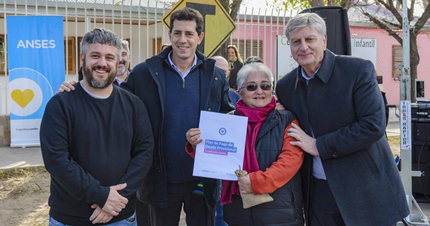 Ziliotto y De Pedro inauguraron una sede de ANSES en Santa Isabel