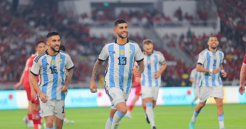 Argentina le ganoacute a Indonesia en el cierre de la gira por Asia