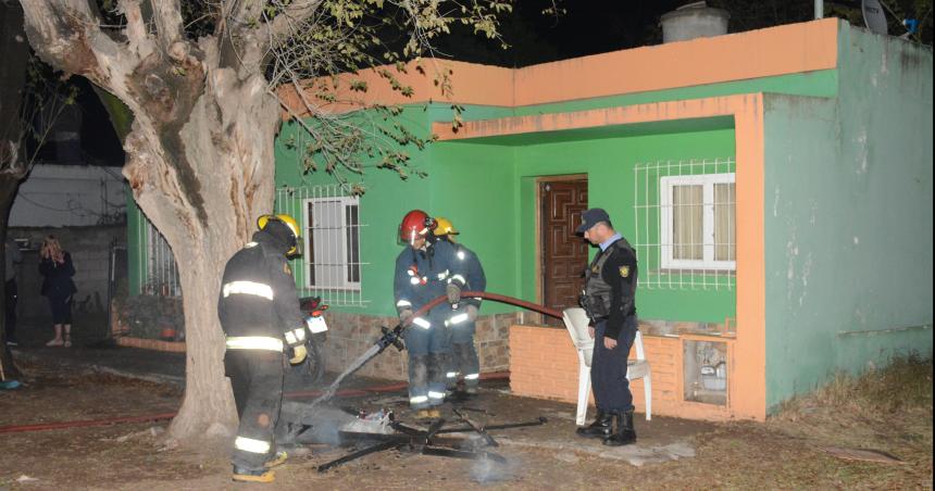 Incendio en una vivienda de Santa Rosa