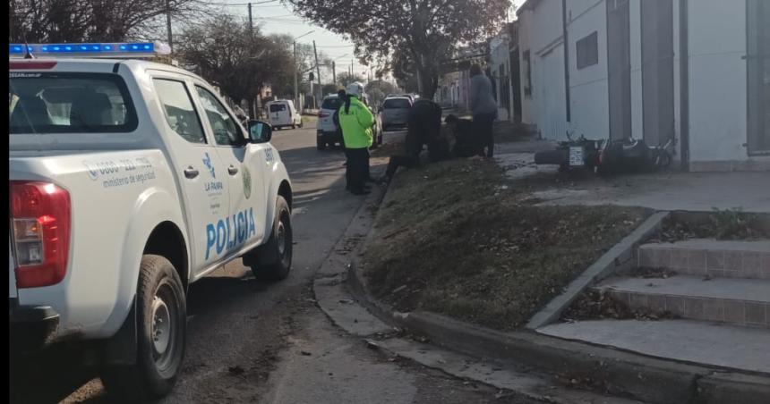 Un motociclista herido en el cruce de Malvinas Argentinas y Jujuy