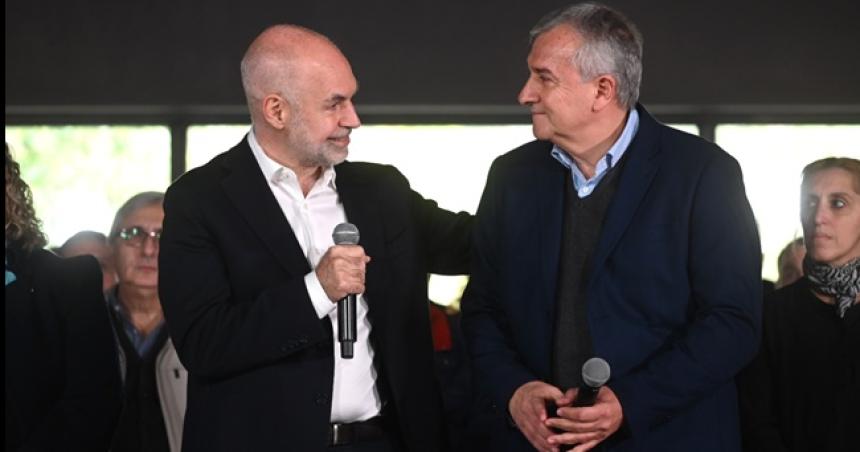 Rodriacuteguez Larreta presentoacute a Gerardo Morales como compantildeero de foacutermula