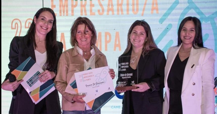 Entregaron el Premio Joven Empresario 2023 de La Pampa 