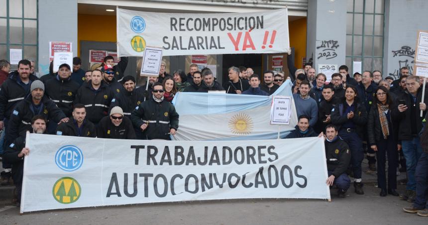 Como represalia descontaron el 40-en-porciento- de los sueldos en la CPE