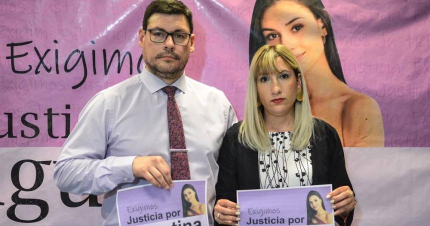 Un antildeo del femicidio de Agustina