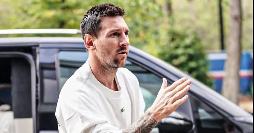Leo Messi listo para la presentacioacuten
