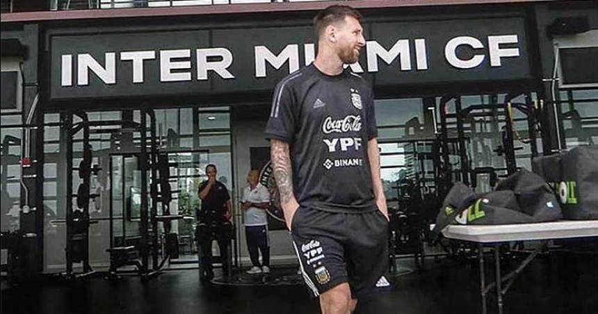Messi se entrena por primera vez con el plantel de Inter Miami