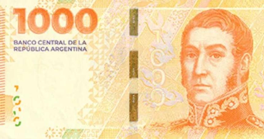 San Martiacuten vuelve a los billetes- el Banco Central confirmoacute su imagen en los de 1000 pesos