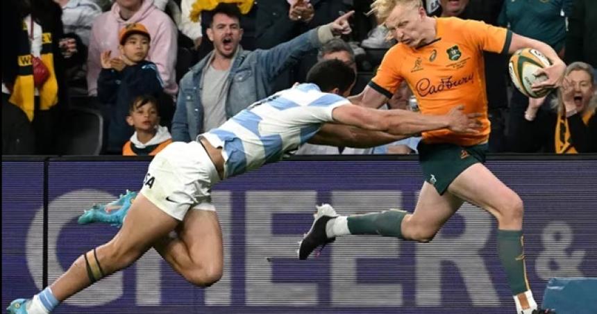Los Pumas derrotaron a Australia en la uacuteltima jugada del partido