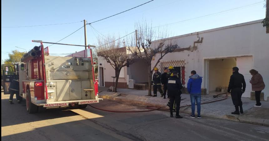 Incendio en una vivienda en Santa Rosa