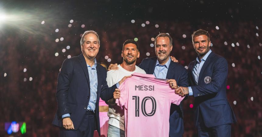 Messi fue presentado en el Inter Miami
