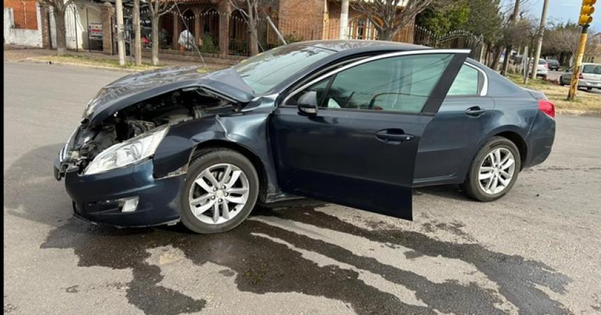 Un herido por un choque sobre la Avenida Uruguay