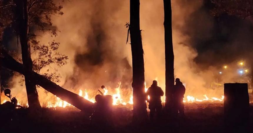Bomberos de Pico controlaron un importante incendio