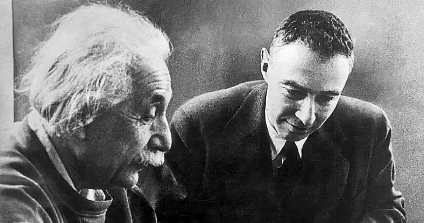 Oppenheimer y Einstein- la complicada relacioacuten entre ellos