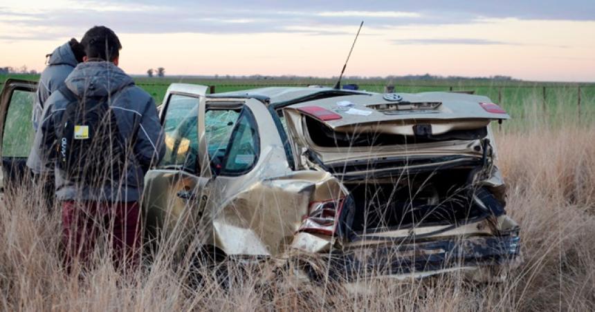 Un muerto por un vuelco sobre la Ruta Provincial Nordm1