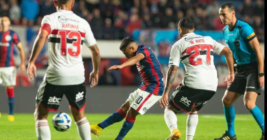 San Lorenzo le ganoacute a San Pablo en la ida de la Sudamericana