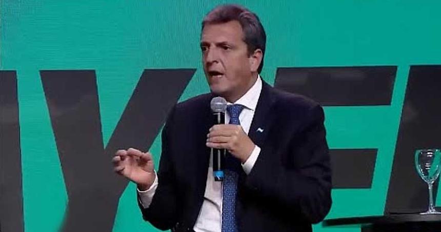 Massa- El modelo de pequentildea y mediana empresa ha hecho grande a la Argentina