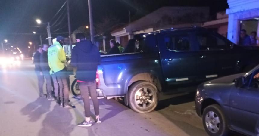 Otro motociclista lesionado